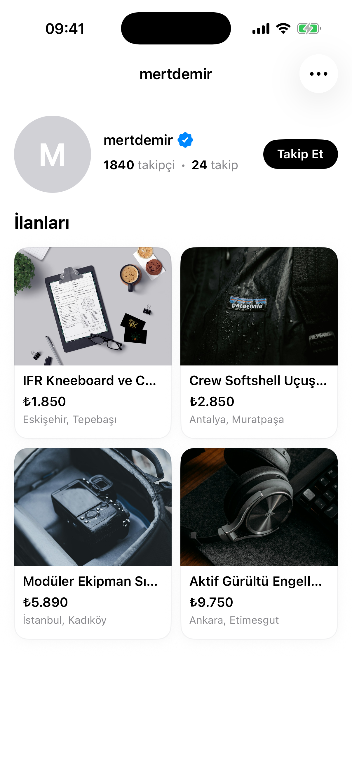 Havacıdan takip ekranı